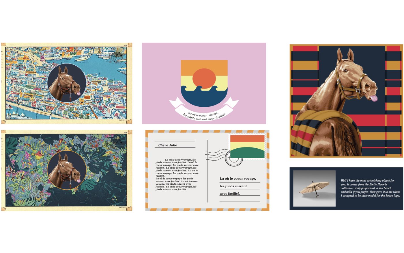 An EBB project board: generated maps, cards and printed pieces